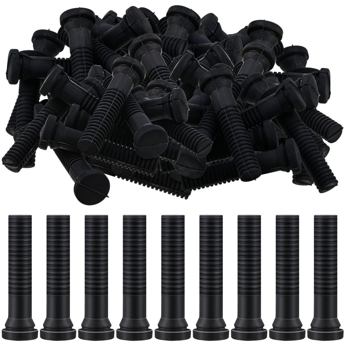 Frienda front packaging showing 150 rubber plucker fingers and quantity benefit