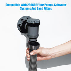 Frienda hose attached to pump in use illustrating secure leak-free connection benefit