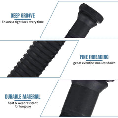 Frienda fingers installed on plucker drum demonstrating easy replacement benefit