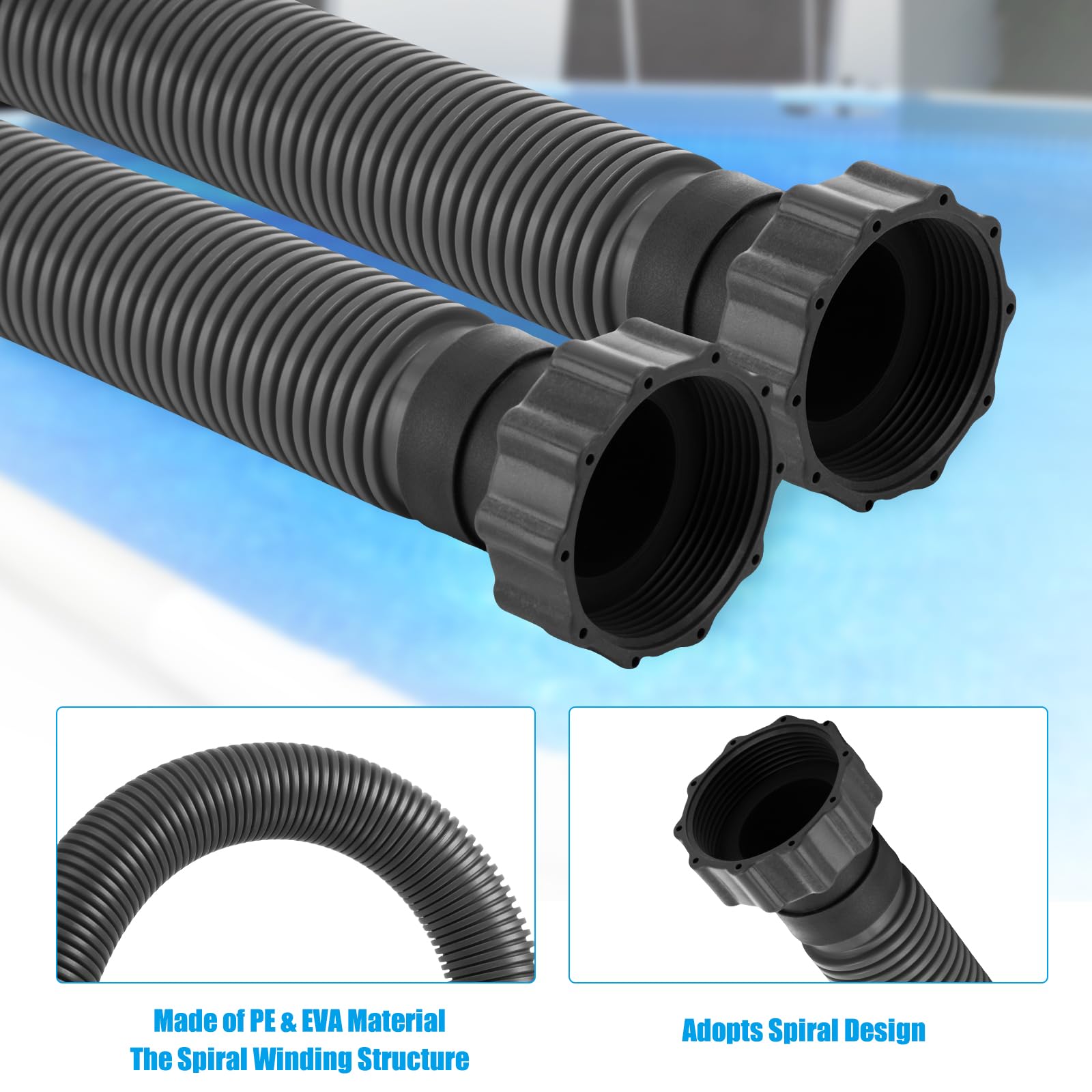 Frienda hose alongside measuring tape showing 10 ft length convenience benefit