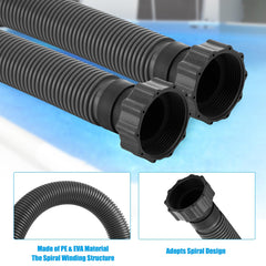 Frienda hose alongside measuring tape showing 10 ft length convenience benefit