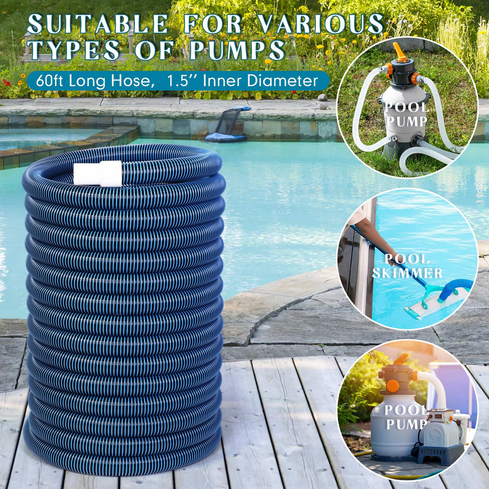 Frienda homeowner vacuuming pool showing faster manual cleaning benefit