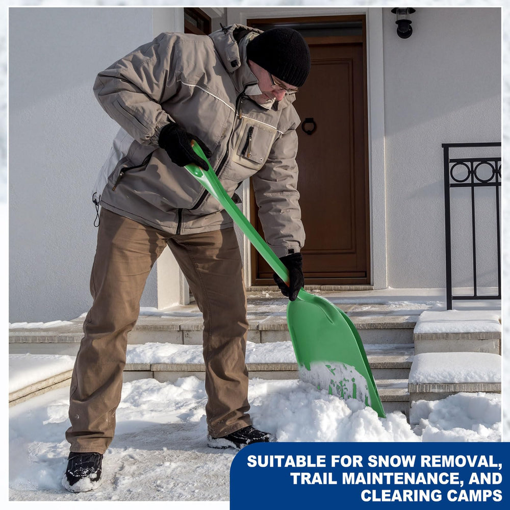 Frienda shovel moving grain showing multiuse capability for farm and garden benefit