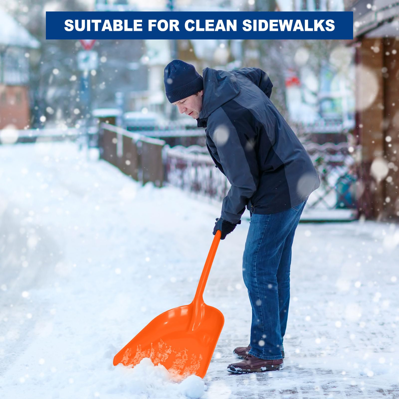 Frienda shovels stacked hanging for tidy storage and easy access