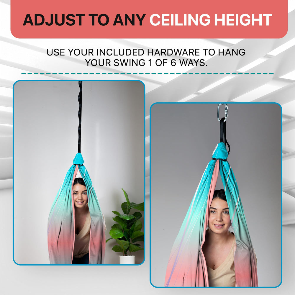 FRIENDLY CUDDLE adult relaxing inside pod demonstrating support and gentle compression