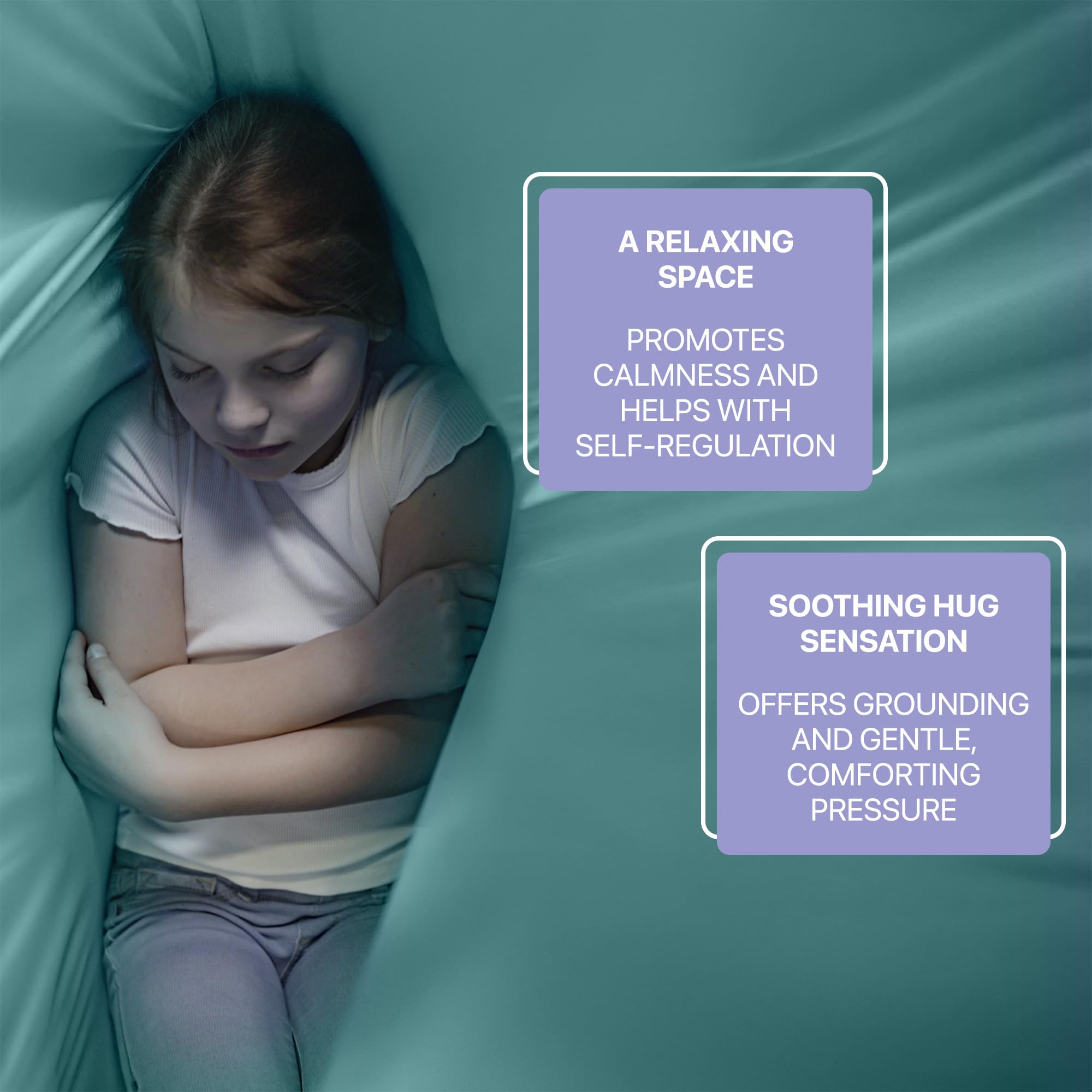 FRIENDLY CUDDLE breathable fabric texture that prevents overheating
