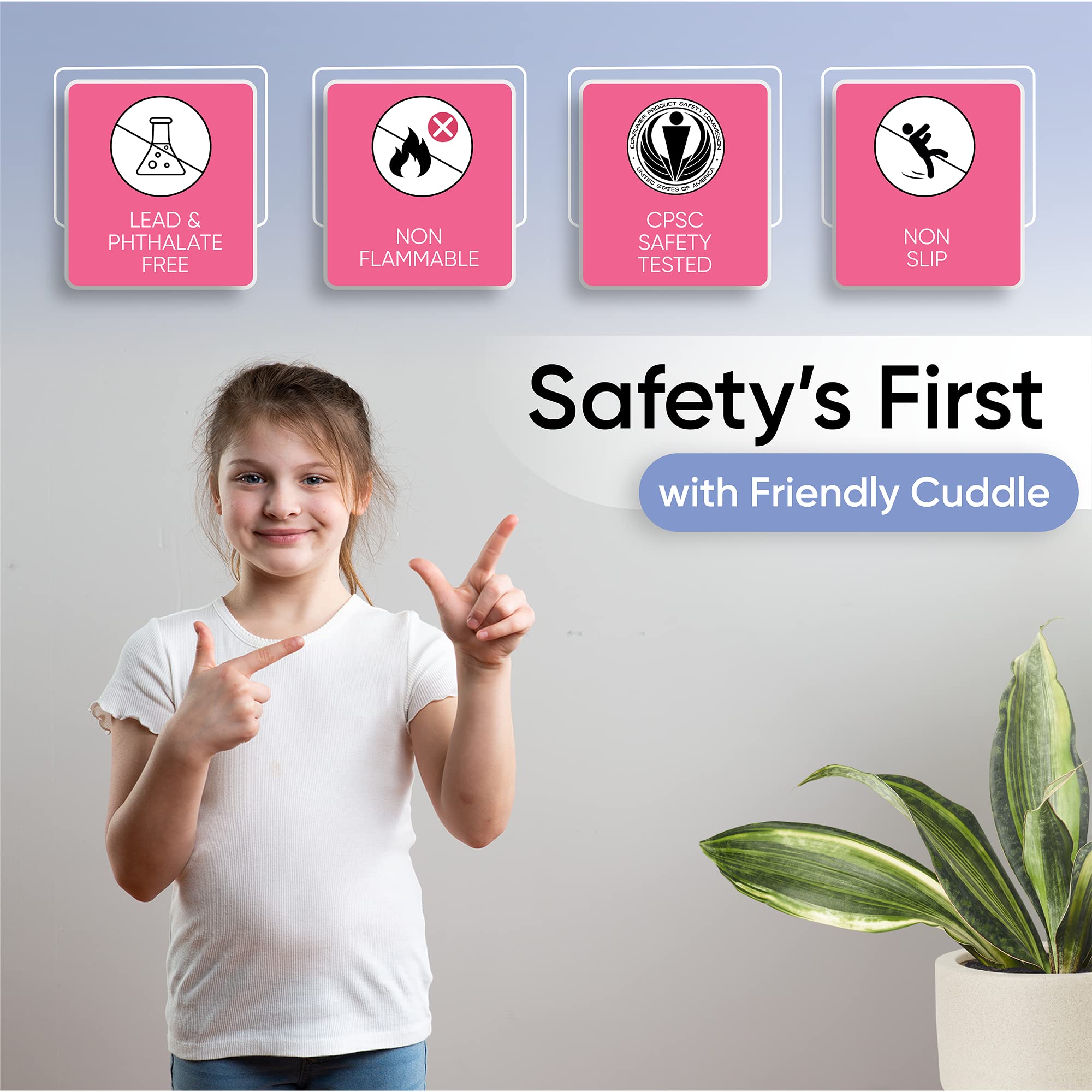 FRIENDLY CUDDLE fabric texture stretch demonstrating breathable comfort benefit
