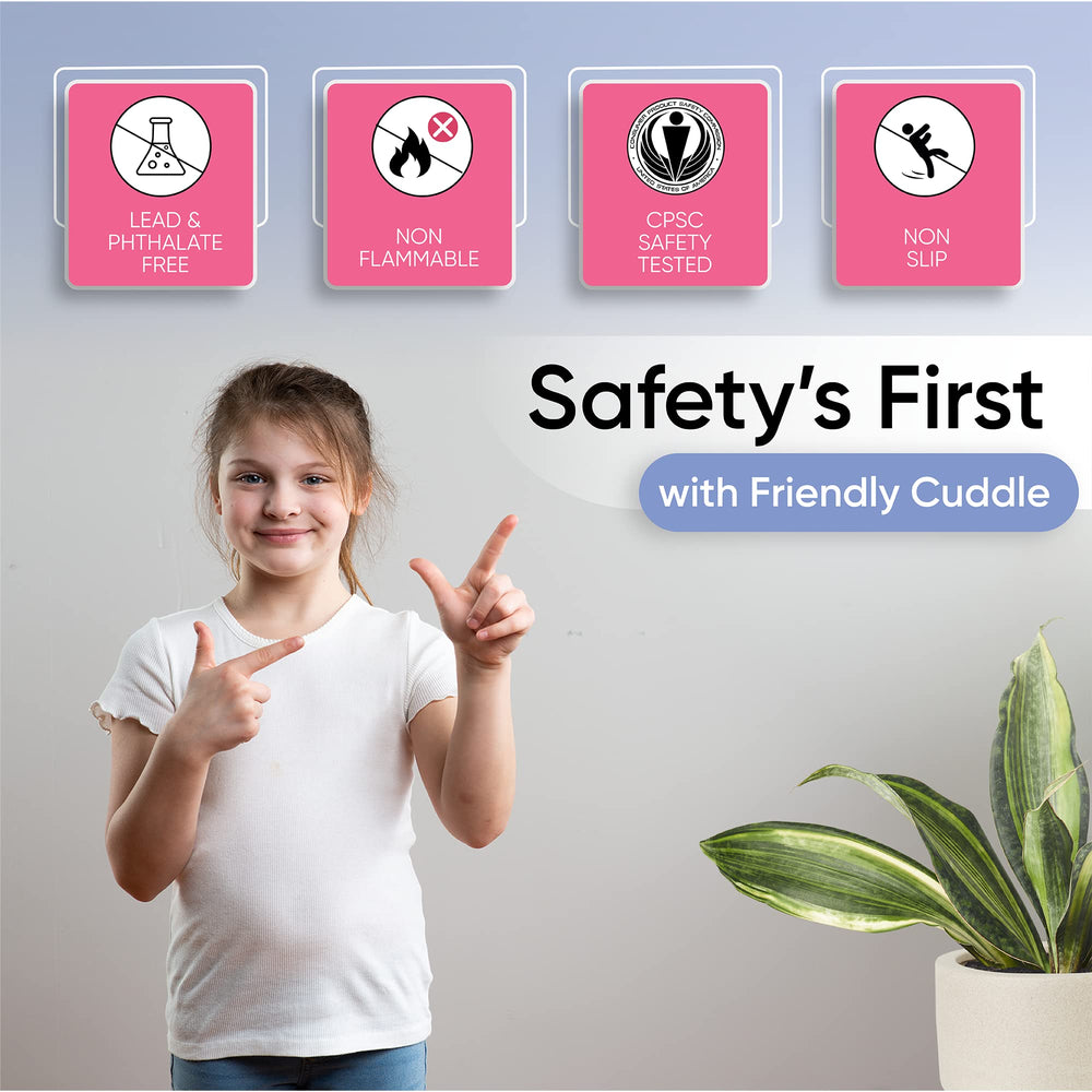 FRIENDLY CUDDLE fabric texture stretch demonstrating breathable comfort benefit