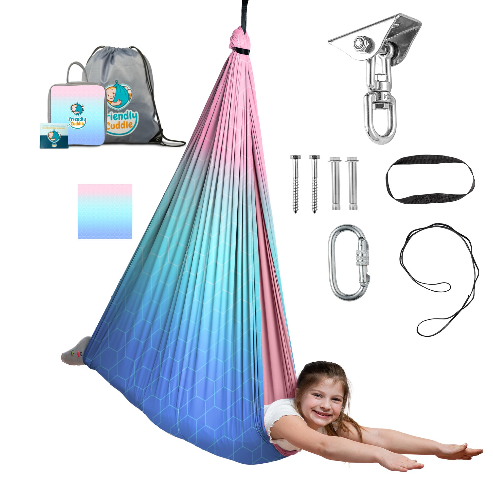 FRIENDLY CUDDLE front view showing pod shape and entry, inviting cozy play