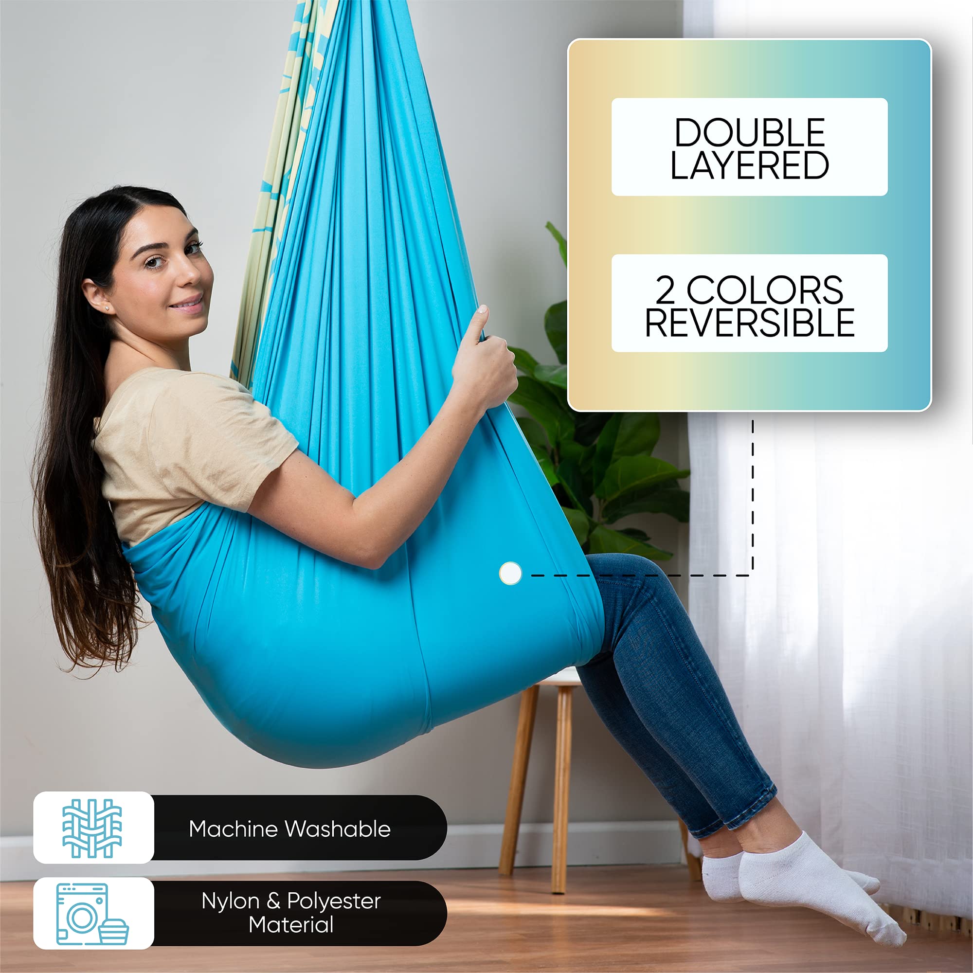 FRIENDLY CUDDLE washable label showing machine washability for easy care