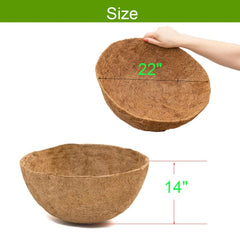 Frillybutts close-up of coconut fiber texture highlighting breathability and water retention
