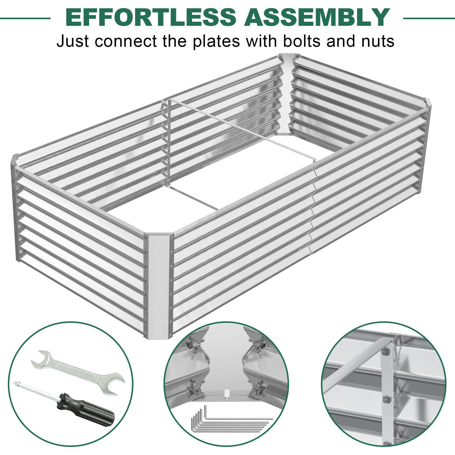 FRIZIONE detailed galvanized metal texture highlighting rust-resistant finish for longevity