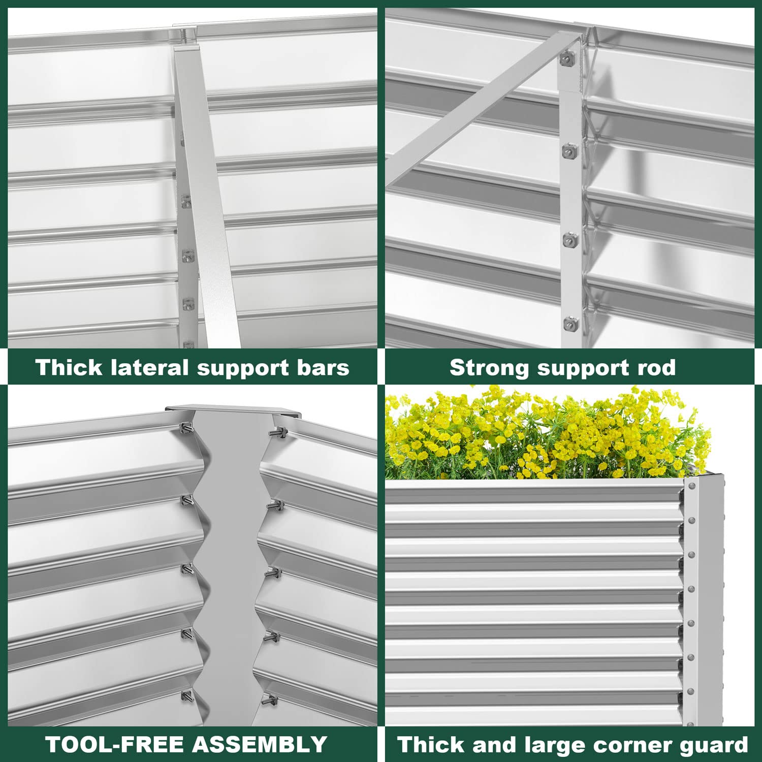 FRIZIONE close-up of corner and panel connections demonstrating secure assembly benefit