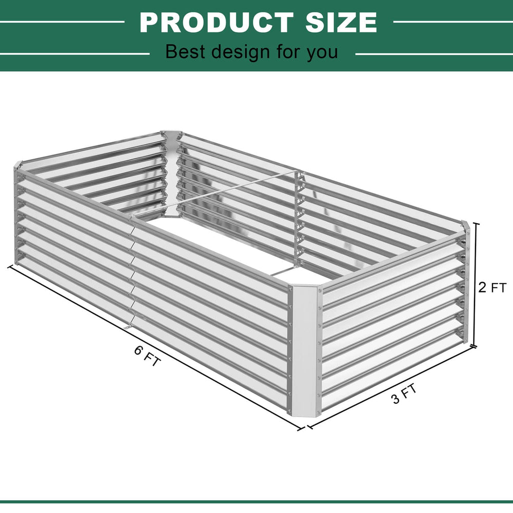FRIZIONE planted raised bed with vegetables and herbs demonstrating high-yield use