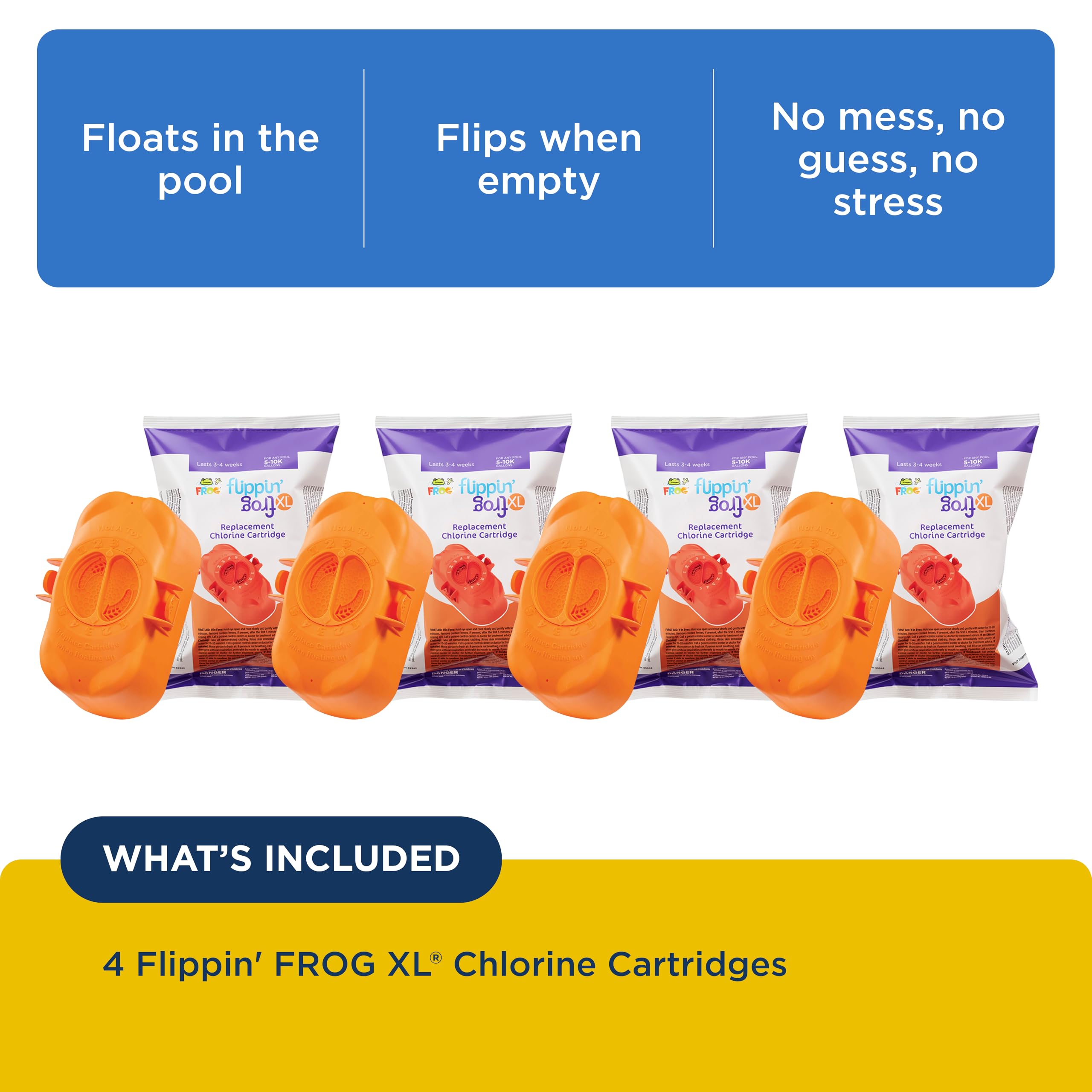 FROG close-up of chlorine tablet texture highlighting steady sanitizer release