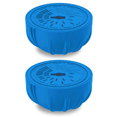 FROG front view of chlorine cartridge showing compact, prefilled design and easy replacement