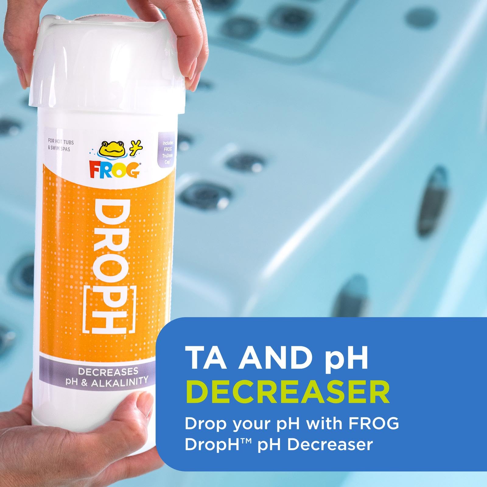 FROG DropH label and dosage chart visible to guide precise dosing