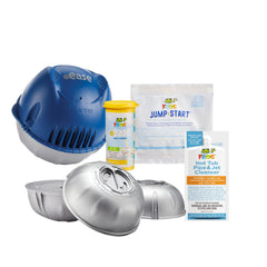 FROG front packaging of @Ease floating system showing kit contents and benefits