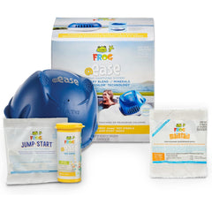 FROG @Ease front view showing floating sanitizer system for easy maintenance