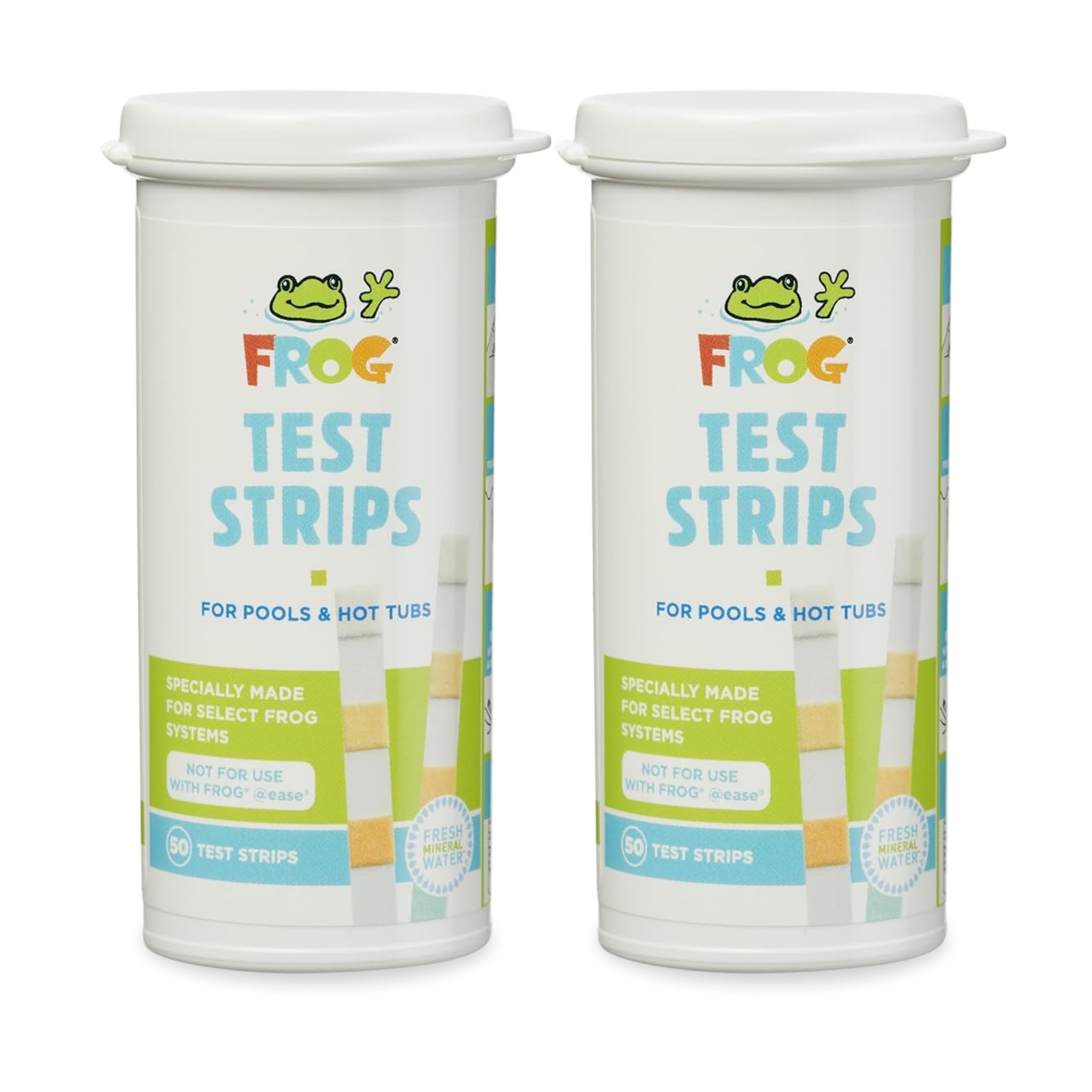 FROG front packaging 2-pack showing bottle labels and count for accurate testing