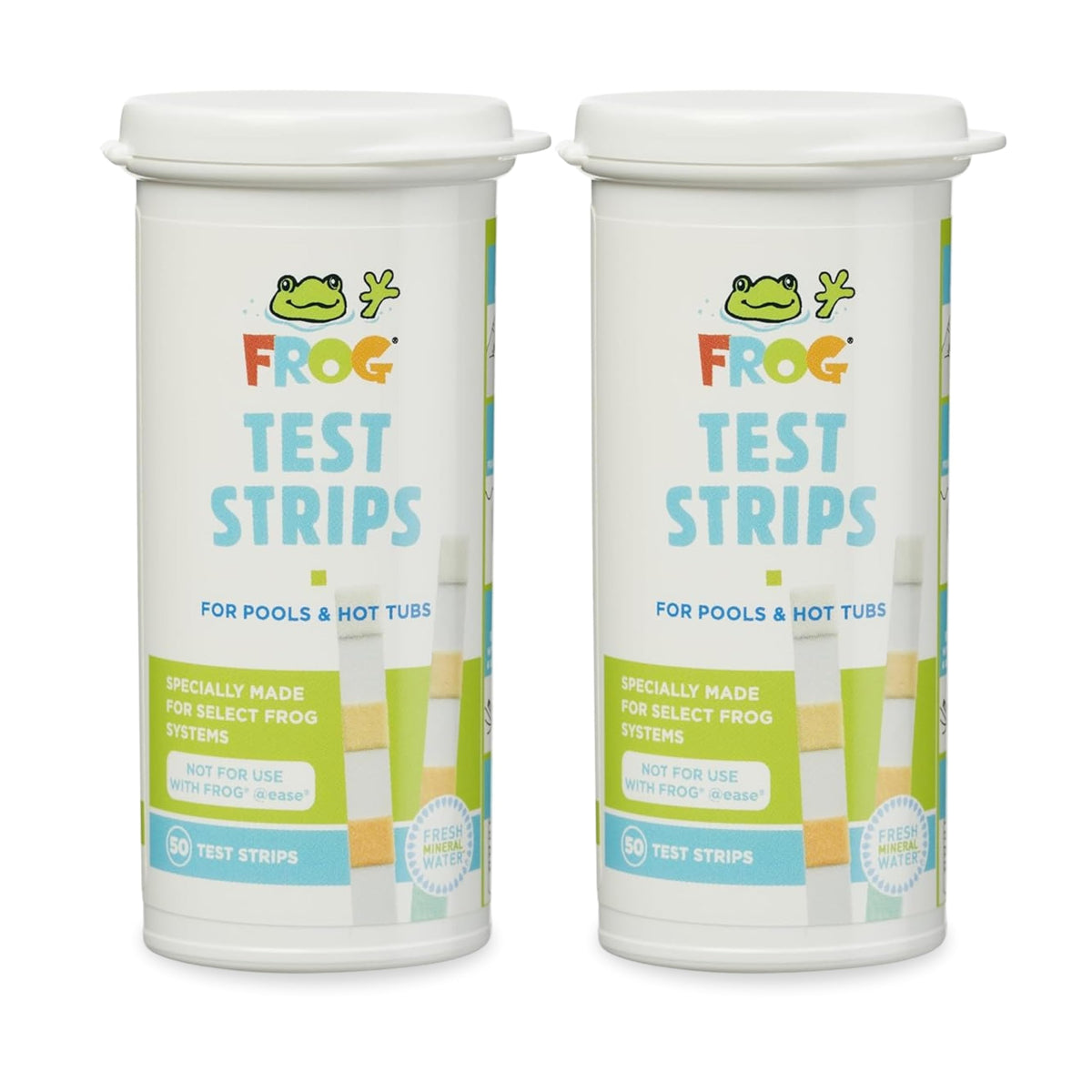 FROG front packaging 2-pack showing bottle labels and count for accurate testing