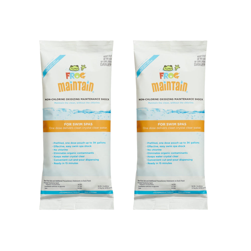FROG front packaging showing two maintain packets and benefits