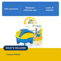 FROG Instant FROG installed in skimmer demonstrating simple, tool-free benefit