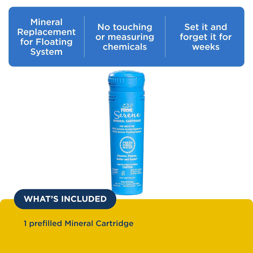 FROG Serene cartridge texture detail highlighting sealed prefilled construction for no‑mess handling