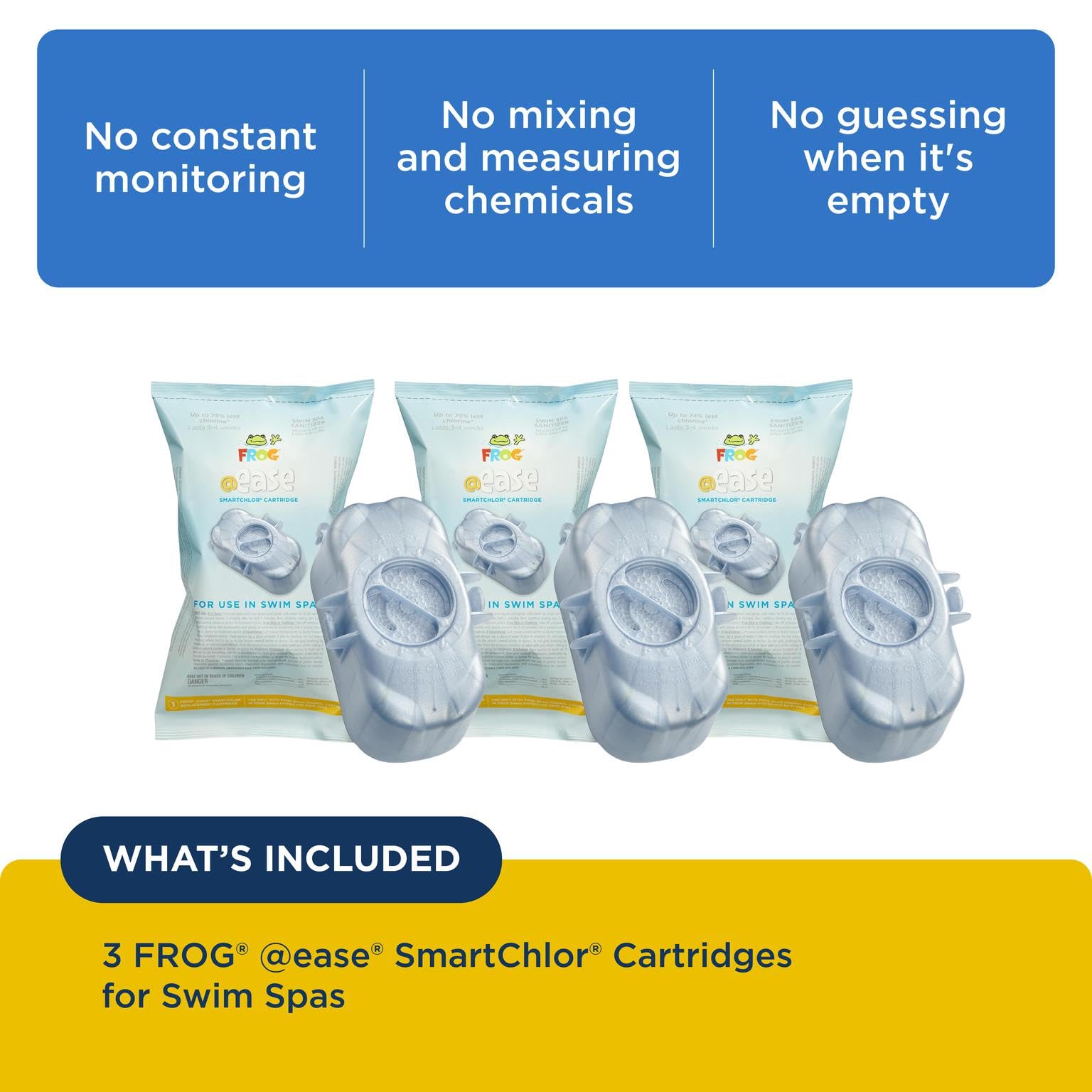 FROG cartridge installed in floating system demonstrating easy use