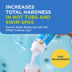 FROG TruDose measuring cap close-up for accurate dosing and spill control