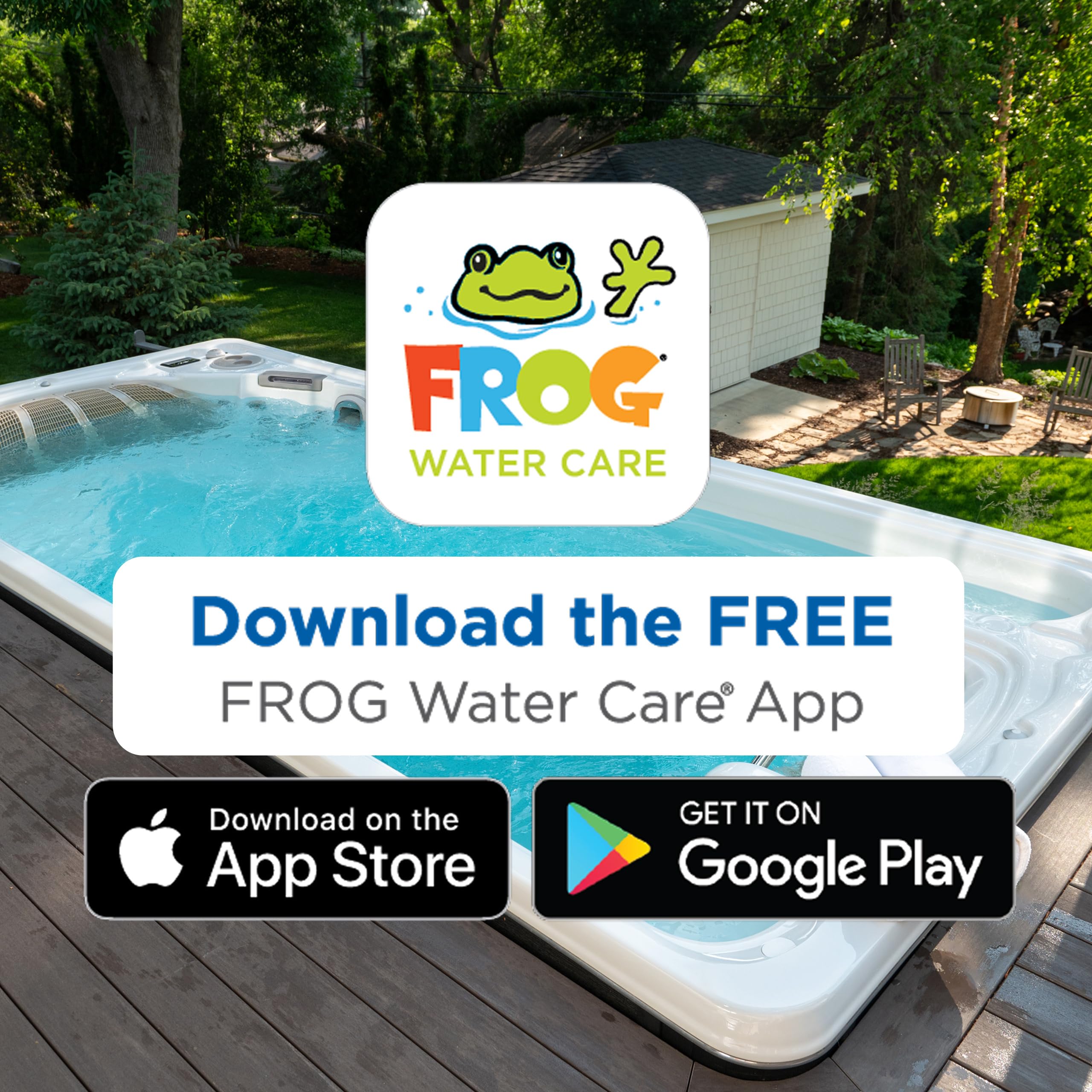 FROG Kick-It startup shock packet shown to help fast initial water balancing