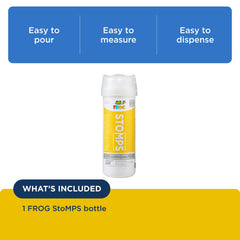 close-up of StoMPS powder texture highlighting fast-dissolving formula benefit