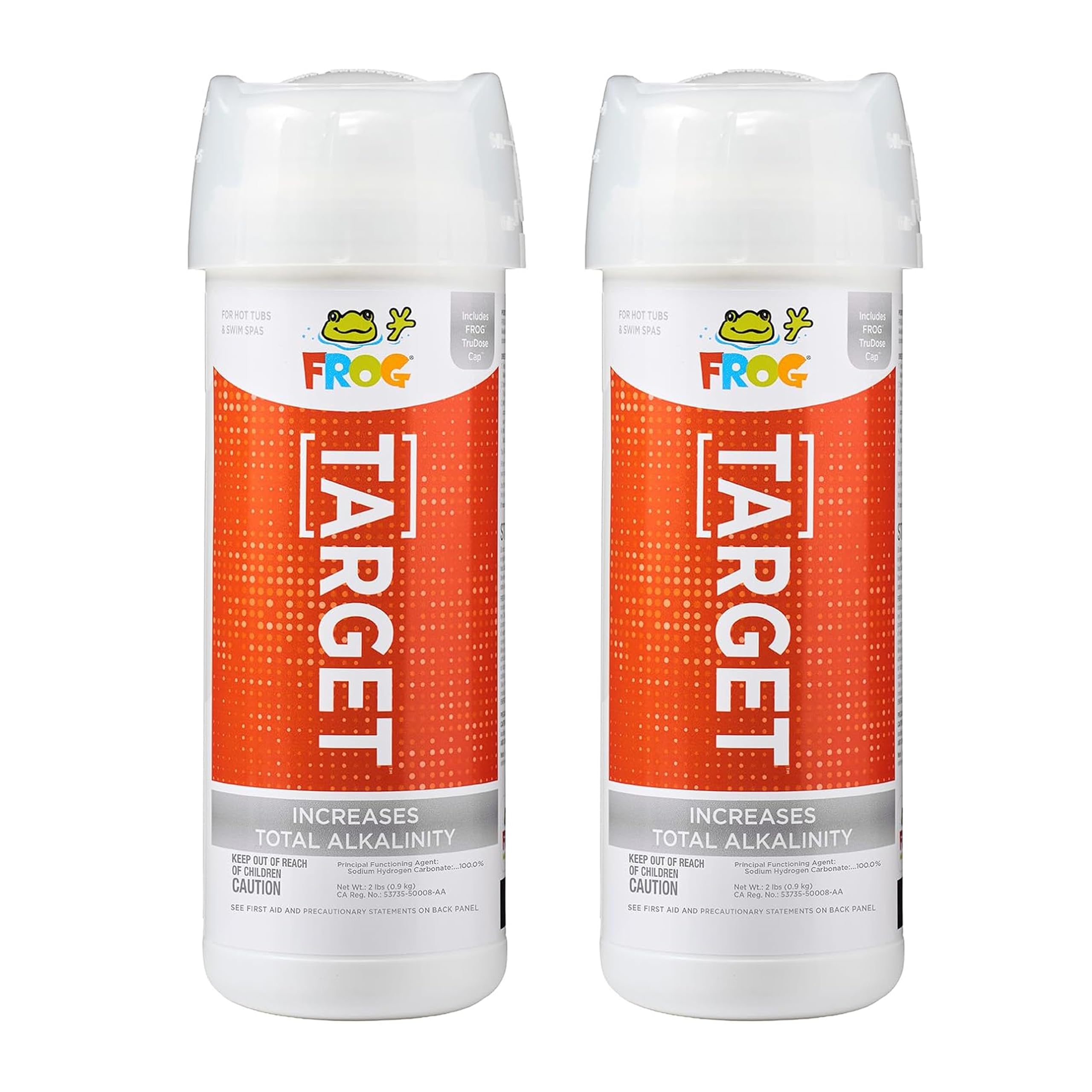 FROG Target front packaging showing bottle and TruDose cap for easy dosing benefit