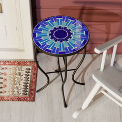 FROMJBEST table in use on a patio with drinks, provides convenient surface