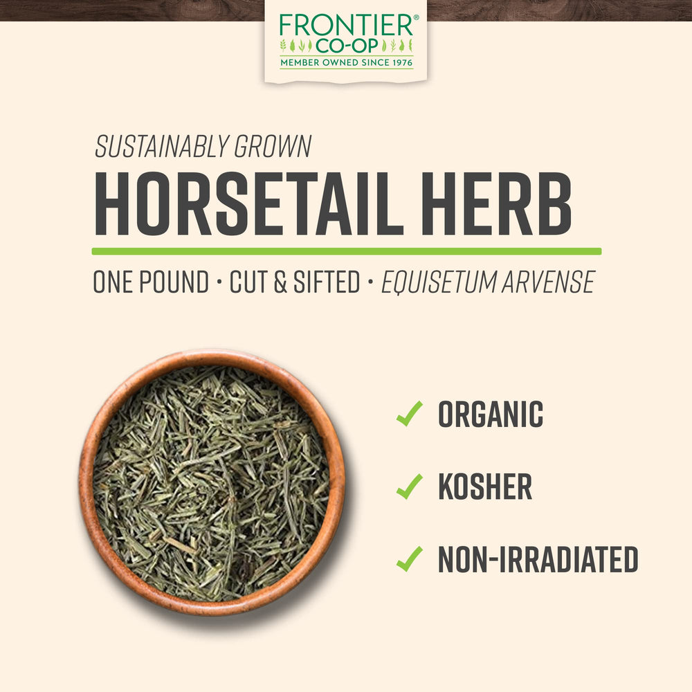 Frontier Co-op close-up of horsetail texture showing natural silica grit