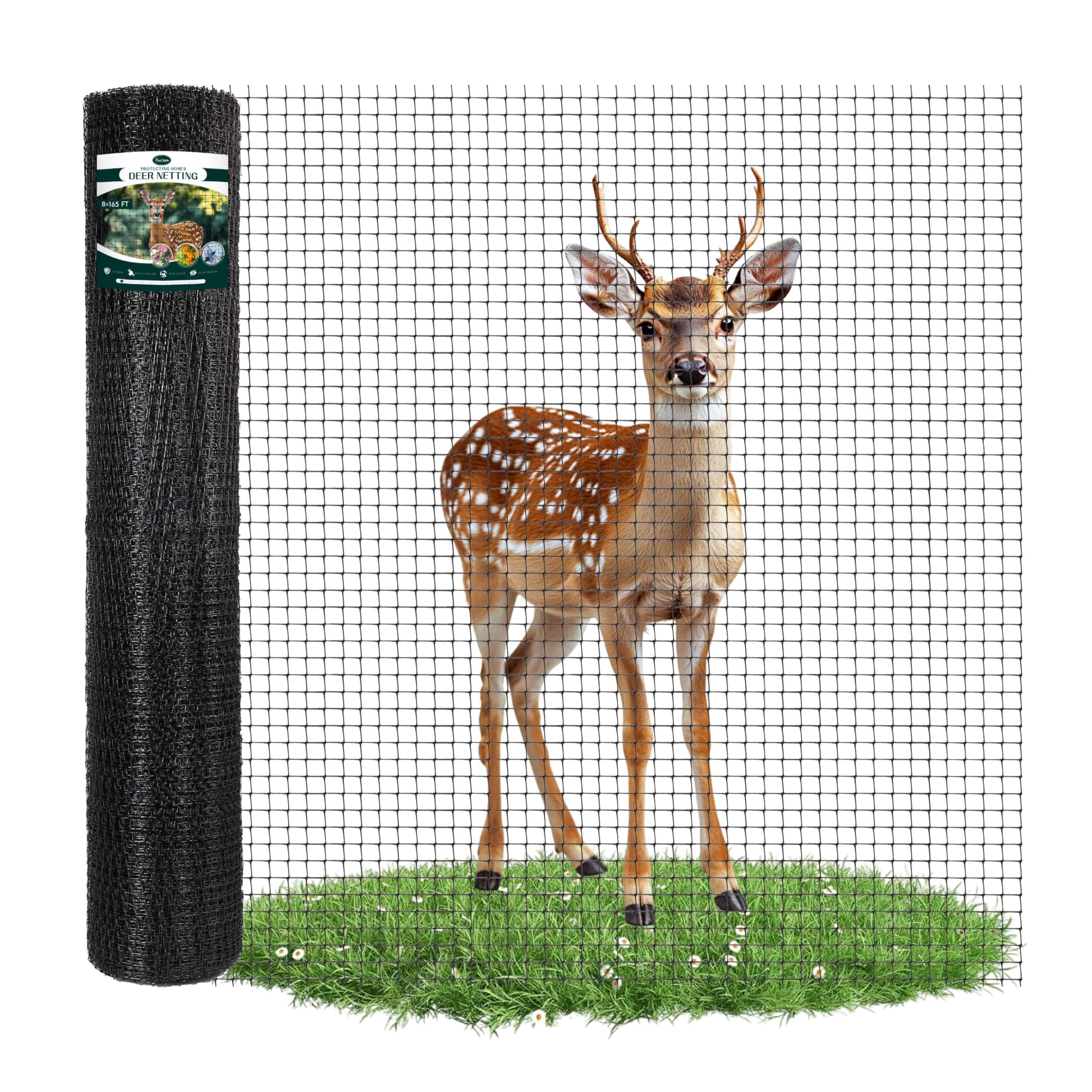FRUITEAM front view of packaged deer fence showing product coverage and durability