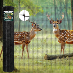 FRUITEAM front view of fence roll showing branding and product size benefits