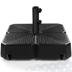 FRUITEAM front view of black base showing sturdy design and mobility benefit
