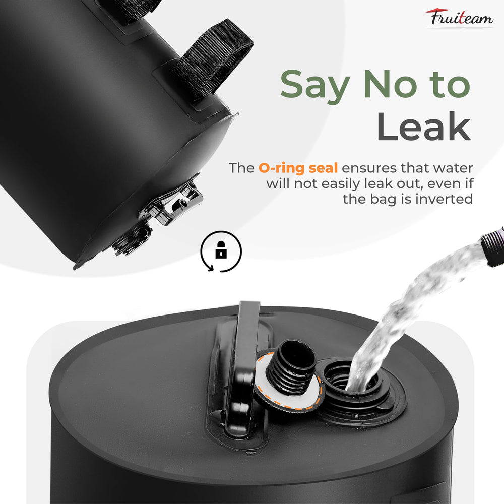 FRUITEAM easy-grip handle and adjustable strap for fast carrying and attachment