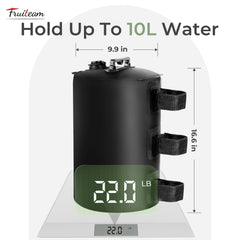 FRUITEAM screw cap with O-ring sealing to prevent leaks and retain water securely
