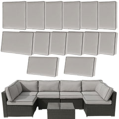 Frxeyaliz front view of packaged 14-piece cover set, simplifies patio refresh