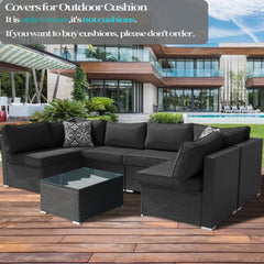 Frxeyaliz seat cover fitted on patio chair demonstrating neat protective fit