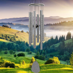 FSVGYY front view of full 32-inch chime showing elegant modern design and deep tones