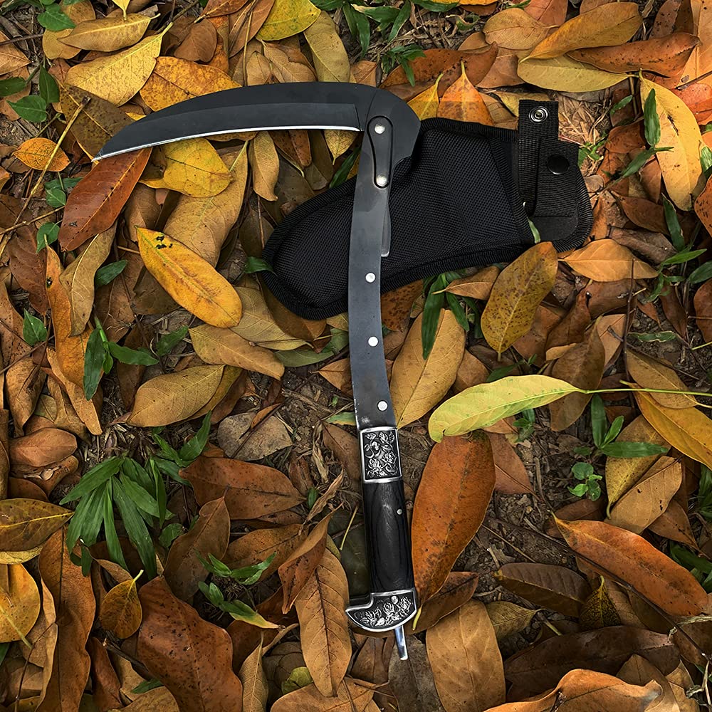FU-GLBY black-coated blade texture resisting corrosion and wear