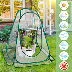 Fuairmee close-up of clear PVC cover showing sunlight transmission