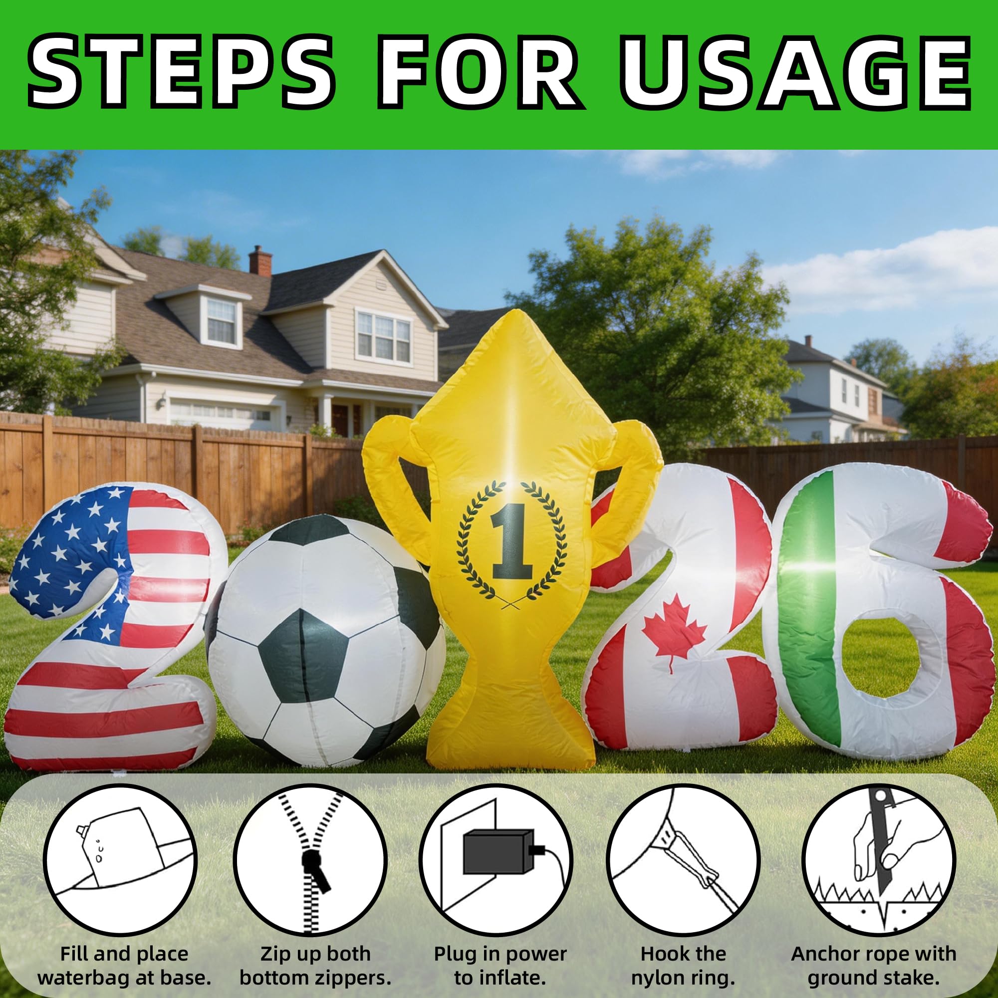 FUCIHOMA trophy and soccer ball top detail highlighting crisp print and focal design