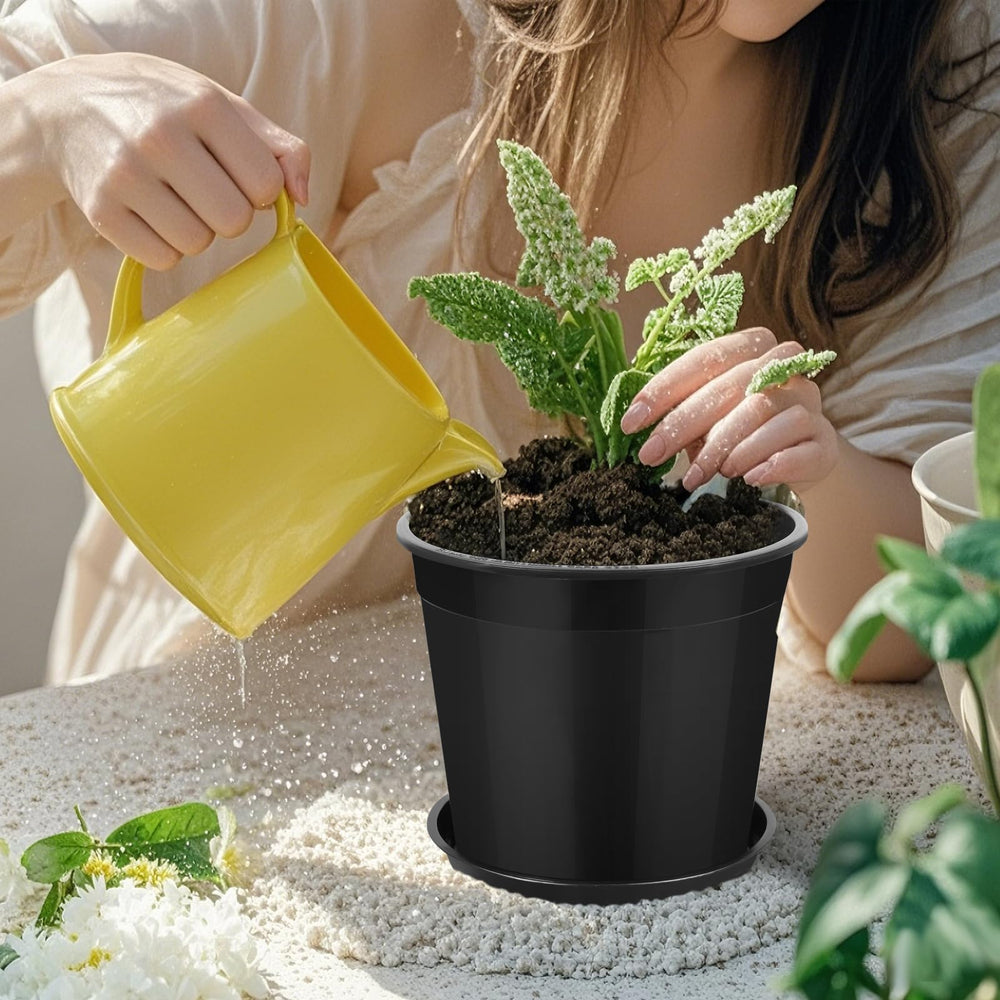 FUIJOL planter on balcony with flowers illustrating outdoor use and stylish display
