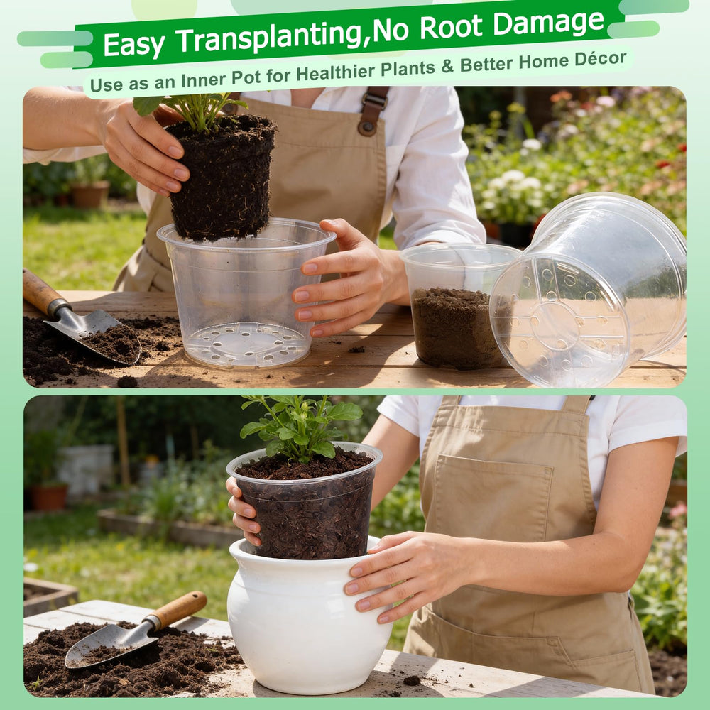 FUIJOL pot used as liner inside decorative planter for neat display