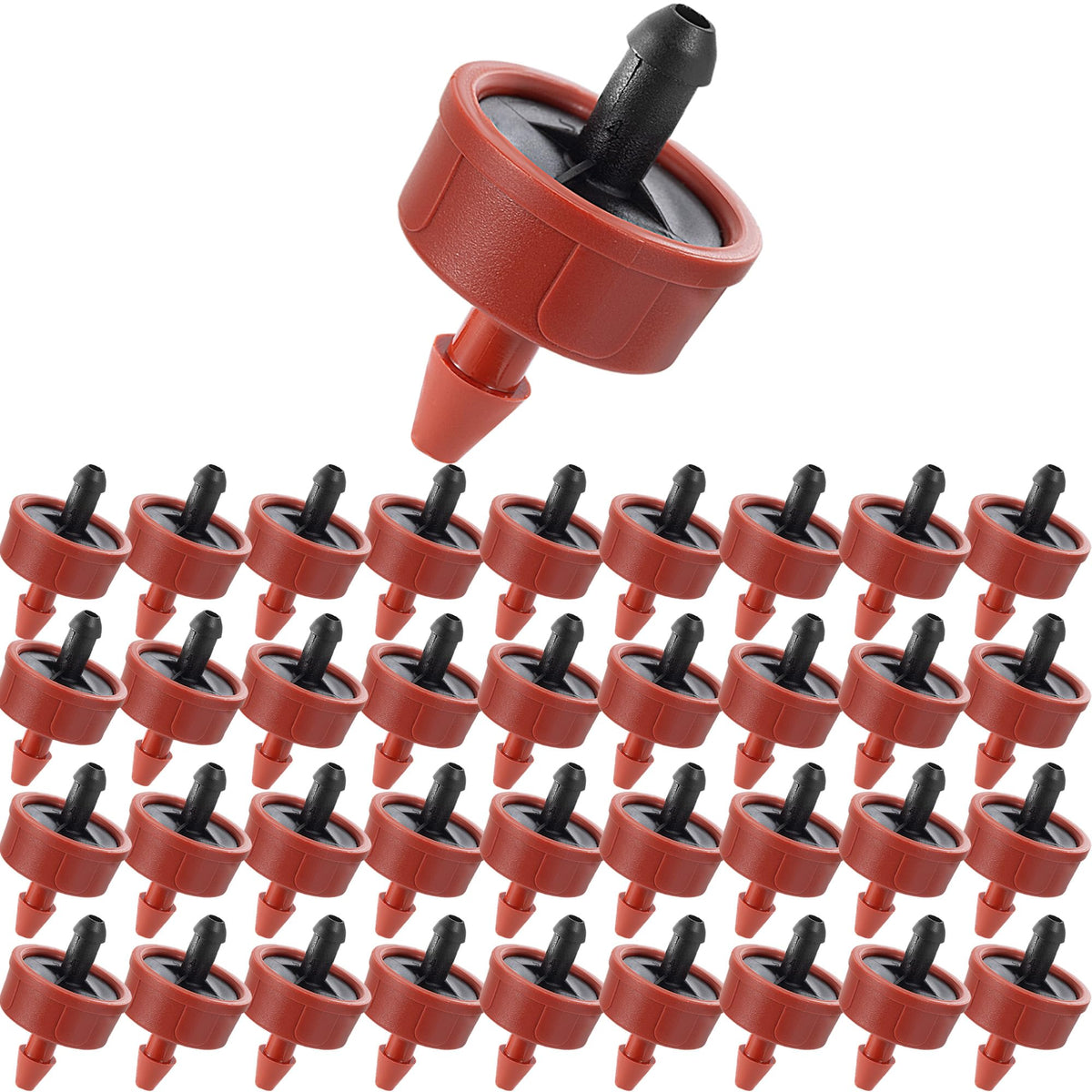 FULAIERGD front packaging showing 200-piece pressure compensating drippers and benefits
