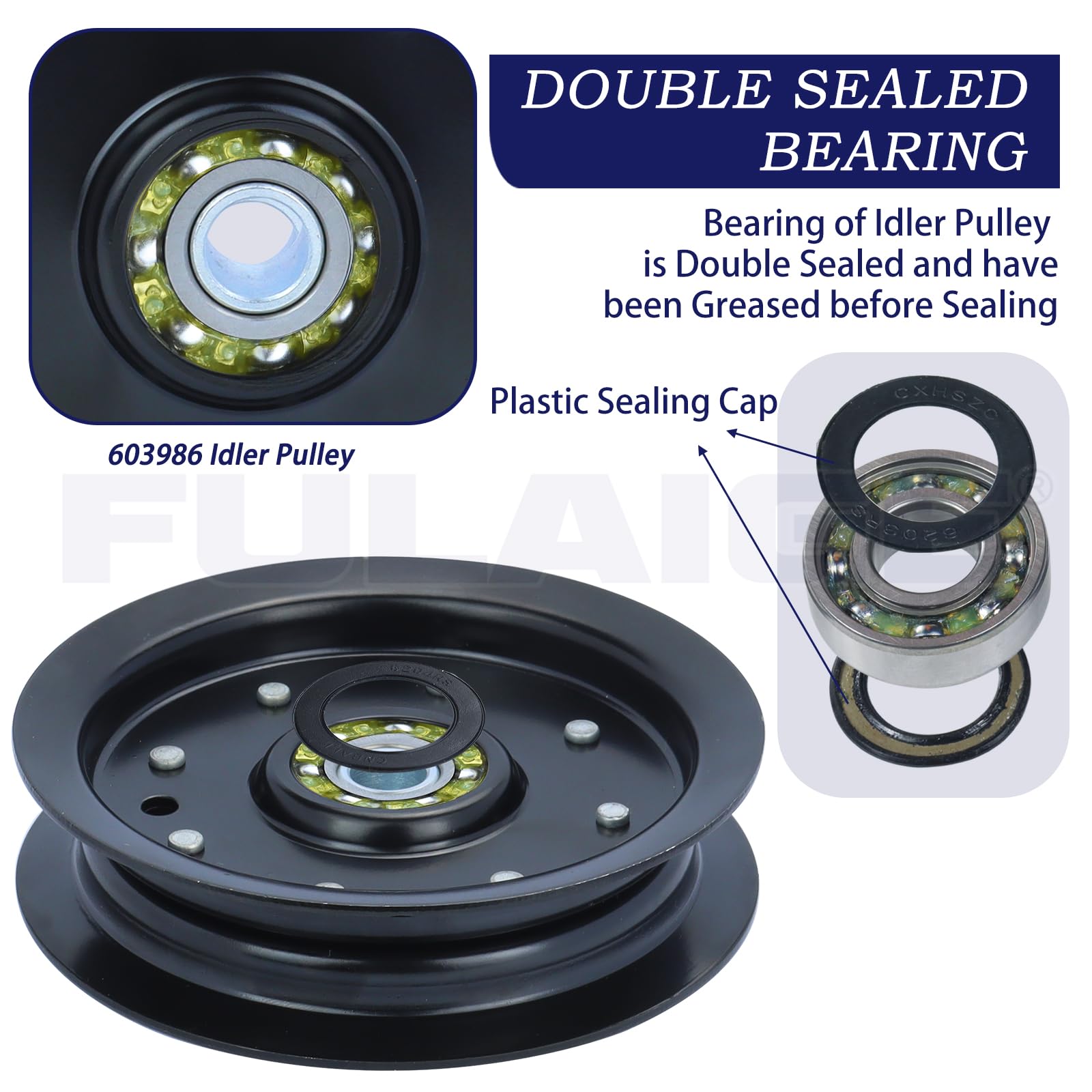 FULAIGE boxed packaging with parts list for simple purchase and immediate installation benefit
